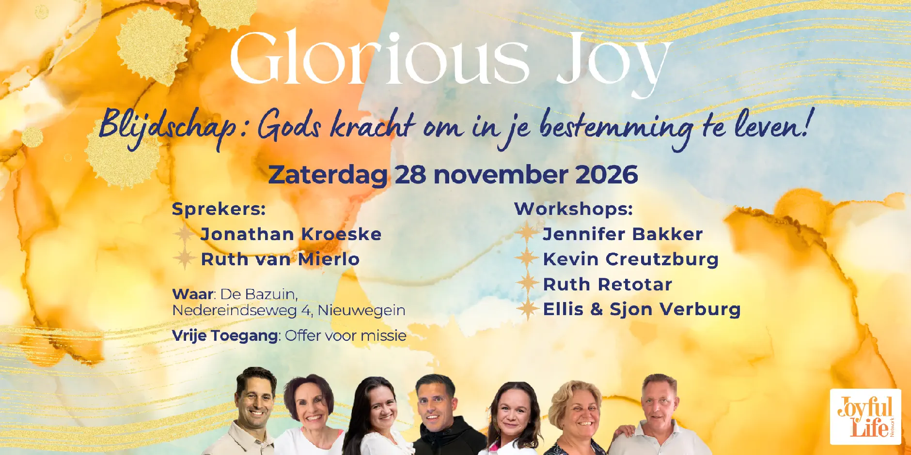 Glorious Joy 2026 Eventbrite-K Ruth van Mierlo Joyful